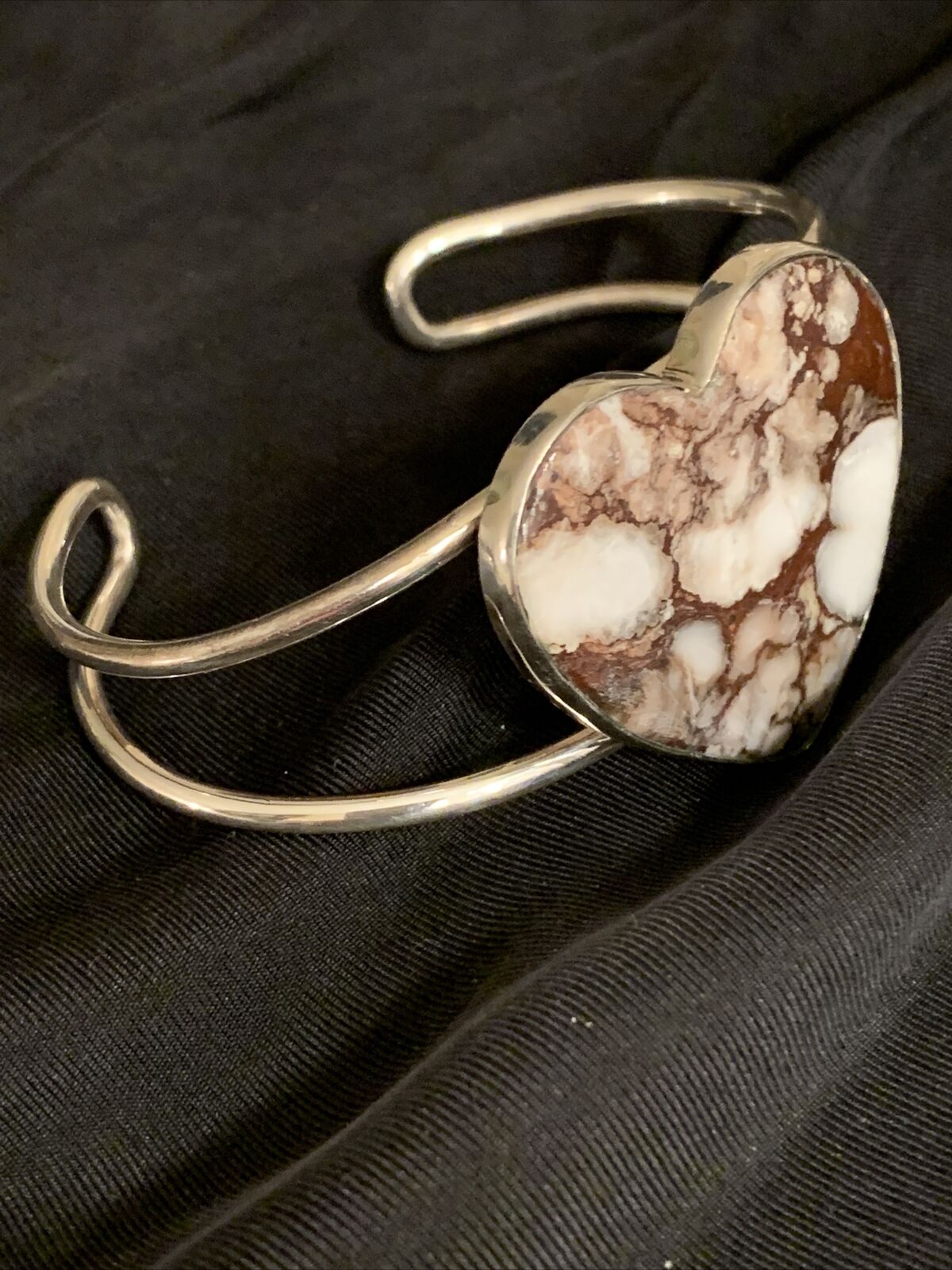 Native American Women's Wild Horse Turquoise Cuff Bracelet | Sterling Silver | Handmade | 10496