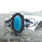 Native American Blue Turquoise Navajo Ring | Sterling Silver | Sz 5.75 | 4447