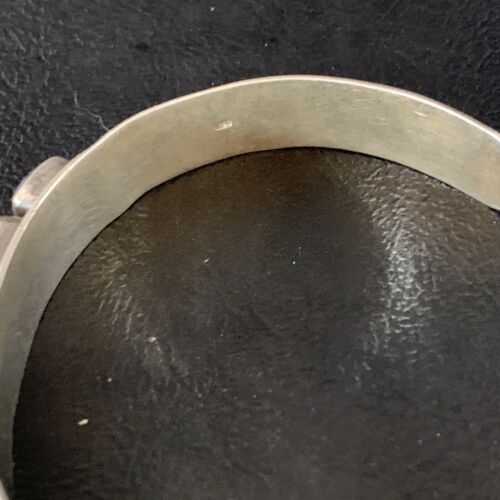 Navajo Purple Sugilite Row Cuff Bracelet | Sterling Silver | Authentic Native American Handmade | 14211