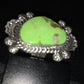 Native American Navajo Green Gaspeite Ring | Sterling Silver | Sz 6 | 1807