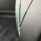 Native American Turquoise Heishi Bead Necklace Pendant | Sterling Silver | 18" | 10138