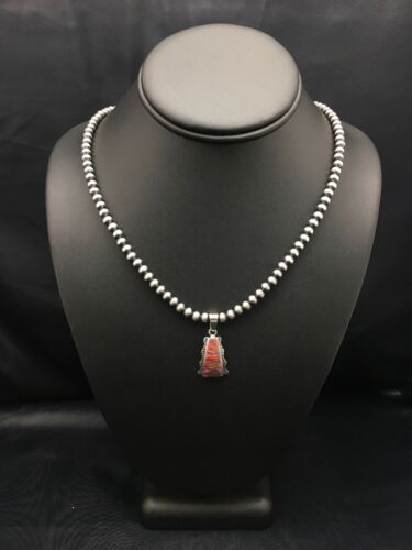 Navajo Opal Inlay Pendant Necklace & Earring Set | Sterling Silver | Authentic Native American Handmade | 3075