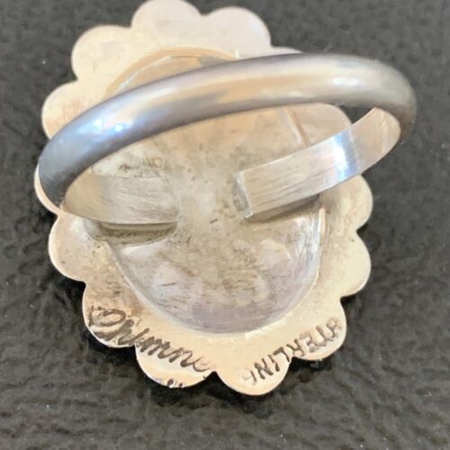 Native American Old Pawn Navajo Concho Ring | Sterling Silver | Sz 4.5 | 10878