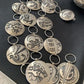 Native American Handmade Men's Sterling Silver Hopi Concho Belt | Authentic Southwestern Jewelry | 1425