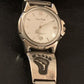 Authentic Native American Hopi Sterling Silver Watch Tips Band | Bear Paw Design | Vintage Men's Jewelry | Old Pawn | 1446