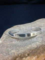 Native American Handmade Band Bracelet | Navajo Sterling Silver | 8934