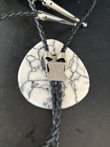 Men's Santo Domingo Bolo Tie | Turquoise & Spiny Oyster | Sterling Silver Tips | 14631