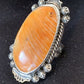 Southwestern Women's Navajo Spiny Oyster Ring | Sterling Silver | Sz 11.5 | Authentic Native American Handmade | 1001