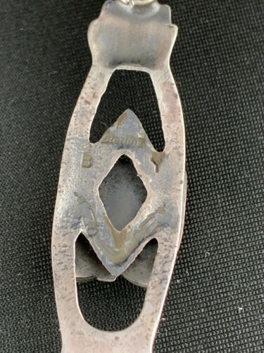 Navajo Red Spiny Oyster Pendant Necklace | Sterling Silver | Authentic Native American Handmade | 4782