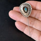 Old Pawn Navajo Hair Pin | Sterling Silver Blue Turquoise | 2.5" | Authentic Native American Handmade | 13729
