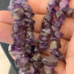 Navajo Purple Amethyst Liquid Heishi Necklace Pendant | Sterling Silver Tubes | Authentic Native American Handmade | 869