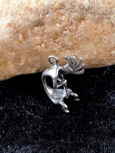 Native American Kokopelli Pendant | Navajo Sterling Silver | Authentic Handmade | 8684