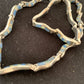 Southwestern Sterling Silver Necklace | Lapis & Opal Inlay Pendant | 16" | 01426