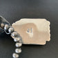 Navajo Denim Lapis Necklace with Pendant | Sterling Silver Pearls | Authentic Native American Handmade | 12440