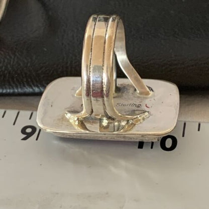Native American Purple Spiny Oyster Ring | Sterling Silver | Sz 10 | 10205