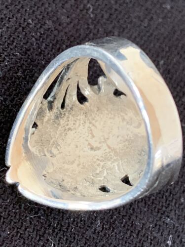 Native American Navajo Lapis & Opal Inlay Ring | Sterling Silver | Sz 7 | 01483 - Masha USA