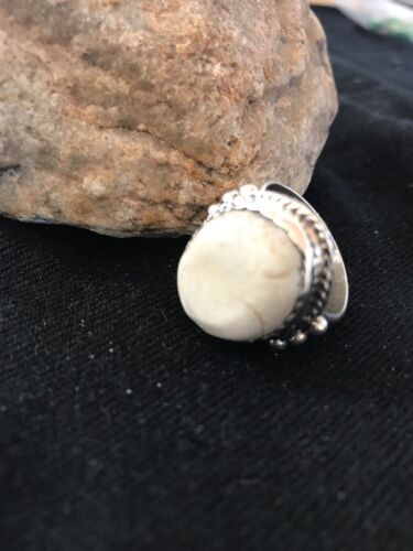 Navajo Sterling Silver Wild Horse Turquoise Ring | Yazzie | Sz 9 | 3497