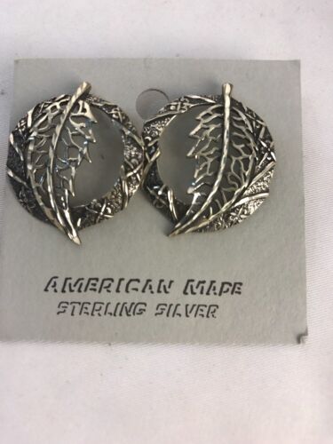 Handmade Sterling Silver Feather Earrings with Rare Diamond Cut | 1.24" | 3737 - Masha USA