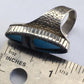 Native American Women's Navajo Opal Turquoise Inlay Ring | Sterling Silver | Sz 6 | 01601