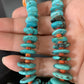 Navajo Natural Turquoise & Spiny Oyster Necklace | Sterling Silver | Authentic Native American | 25" | 13493