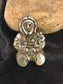 Navajo Story Teller Cast Pin | Sterling Silver | Authentic Native American Handmade | 13620