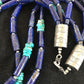 Turquoise Denim Lapis Multi Strand Navajo Necklace | Sterling Silver 23" | Southwestern | 3318