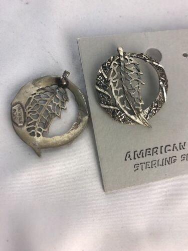 Handmade Sterling Silver Feather Earrings with Rare Diamond Cut | 1.24" | 3737 - Masha USA