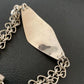 Vintage Navajo Sterling Silver Butterfly Link Bracelet | Authentic Native American Handmade | 1467
