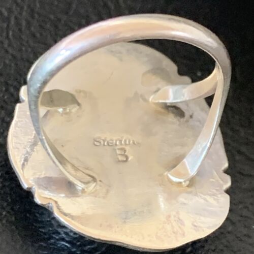 Navajo Blue Kingman Turquoise Ring | Sterling Silver | Sz 7 | Authentic Native American Handmade | 12957
