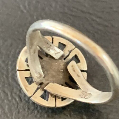 Native American Navajo Purple Sugilite Inlay Ring | Sz 6 | Sterling Silver | 11186