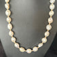Native American White Freshwater Pearl Necklace | Gold Filled Beads | 17" | 14356