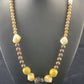 Southwestern Chunky Sterling Silver Necklace | Faceted Jasper Quartz | 20" | 10079