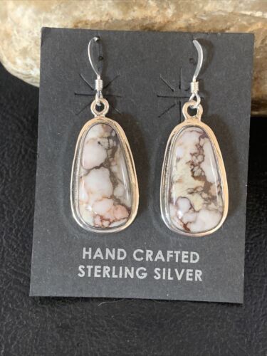 Native American Women's Wild Horse Earrings | Sterling Silver | Navajo Handmade | 14086 - Masha USA