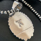 Native American Navajo Blue Lapis Pendant Necklace | Sterling Silver | Authentic Handmade | 11679