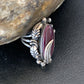 Women's Navajo Purple Spiny Oyster Ring | Sterling Silver | Sz 6 | Authentic Native American Handmade | 10812