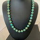 Native American Navajo Pearls Royston Turquoise Necklace | Sterling Silver | 20" | 1379