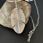 Men's Navajo Feather Choker Necklace Set | Sterling Silver Pendant | Native American Handmade | Begay | 21" | 02154