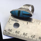Native American Women's Navajo Opal & Turquoise Inlay Ring | Sterling Silver | Sz 6.5 | 1606
