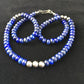 Native American Lapis Lazuli Strand Necklace | Sterling Silver | Men's 22" | 1739