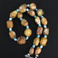 Native American Turquoise Nugget Necklace | Navajo Sterling Silver | 19" | 3657