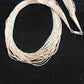 Sterling Silver Liquid Heishi Necklace | 30 Strands | Navajo Style | 17" | S431