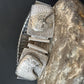 Navajo Eagle Head Sterling Silver Wrist-Watch Tips | Authentic Native American Jewelry | 14400