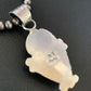 Native American Men's Navajo Pearls Necklace Pendant | Sterling Silver Black Onyx | 13099