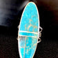Navajo Turquoise Inlay Ring | Sterling Silver | Sz 6 | Authentic Native American Handmade | 359