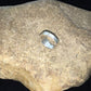 Native American Navajo Folded Sterling Silver Ring | Sz 7.5 | 01728