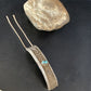 Navajo Blue Turquoise Hair Barrette | Sterling Silver | 4" | Authentic Native American Handmade | 13731