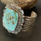 Native American Men's Navajo Royston Turquoise Cuff Bracelet | Sterling Silver | 1414