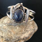 Native American Navajo Lapis Bracelet | Sterling Silver | J Platero | Authentic Handmade | 8040