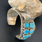 Navajo Sterling Silver Watch Cuff Bracelet | Blue Kingman Turquoise | Authentic Native American Men's Jewelry | 11932