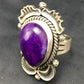Native American Sugilite Navajo Ring | Sterling Silver | Sz 7.5 | 4189